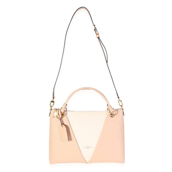 Louis Vuitton Cream & Beige Monogram Empreinte V Tote MM - Picture 4 of 8